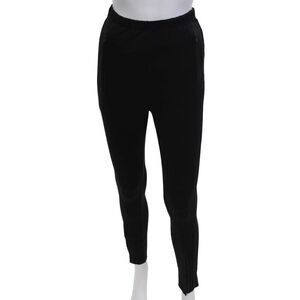 Wardrobe Womens Ankle Jogger Leggings Black Zip 65% Viscose Size XS